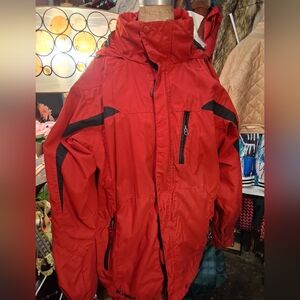 Columbia Red and Black Outdoor Jacket